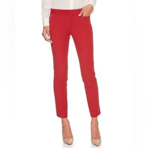 NWOT Banana Republic Sloane cut - Red Ankle Pants 12
